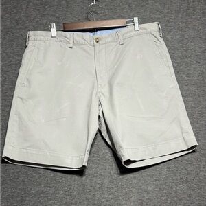 Polo By Ralph Lauren Men's Khaki Stretch Classic Fit Chino Shorts Size 38